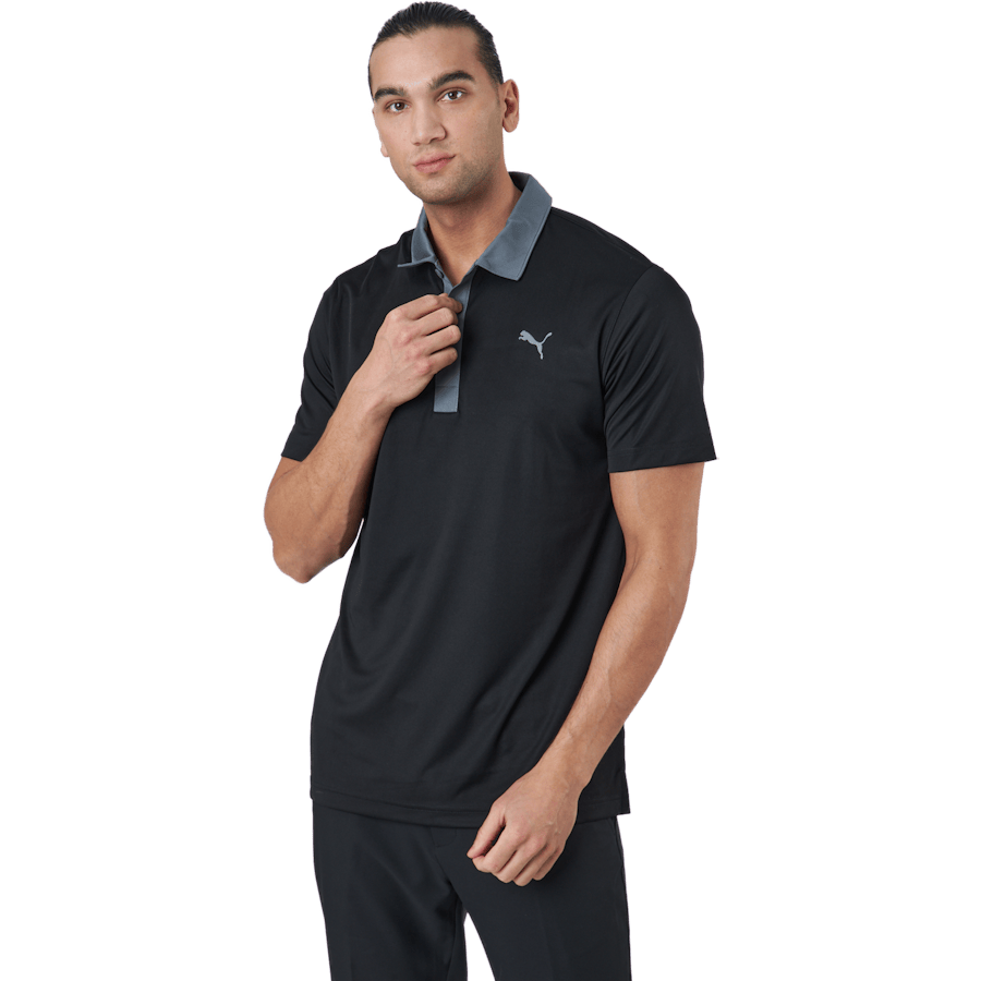 Gamer Polo Puma Black-quiet Shade