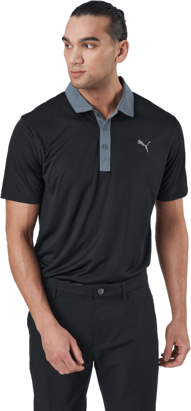 Gamer Polo Puma Black-quiet Shade - Bild 5