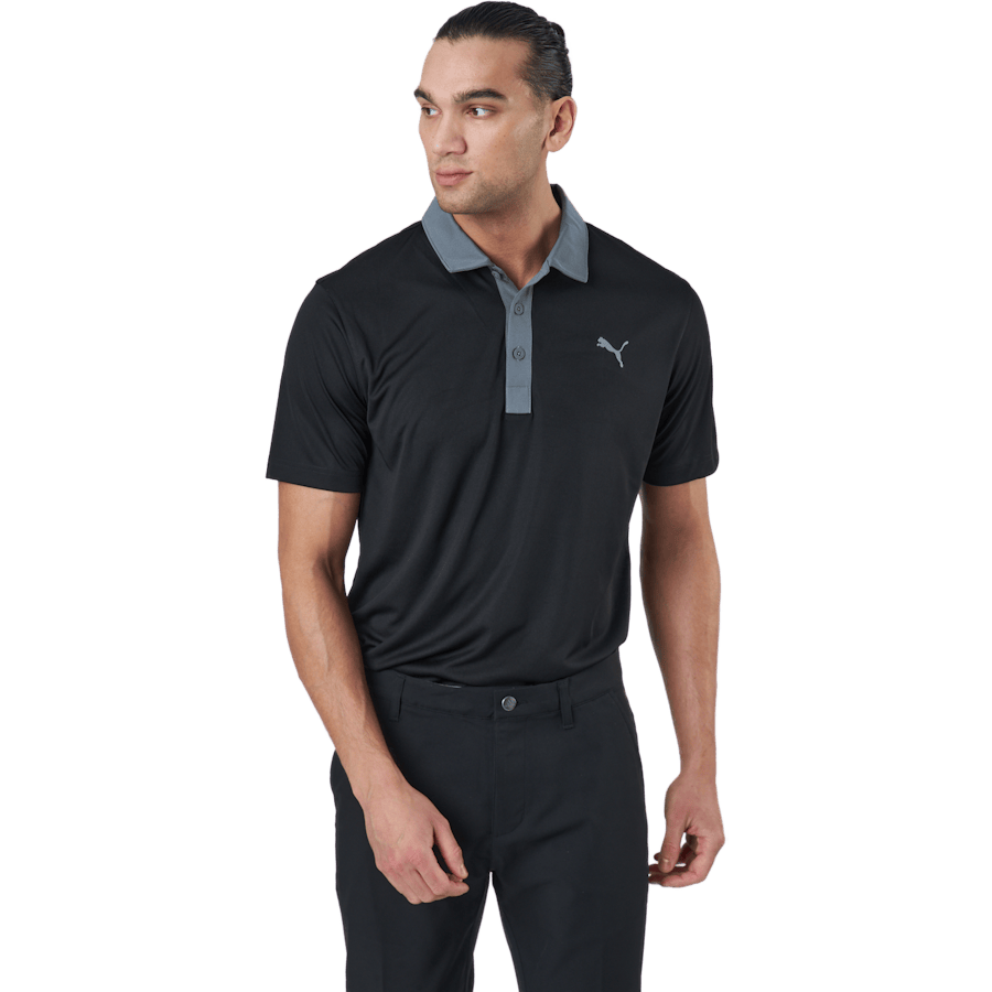 Gamer Polo Puma Black-quiet Shade - Bild 5