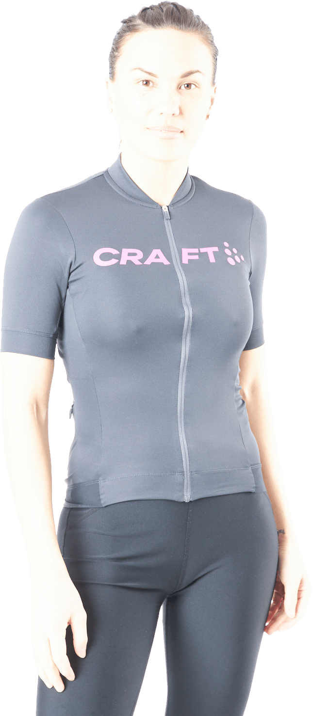 Essence Jersey W Ashpalt-roxo, Female, Kläder, T-shirt, Cykling, Grå, XL