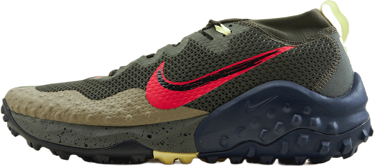 Nike Wildhorse 7 Men's Trail R Cargo Khaki/siren Red-matte Ol, Male, Buty, Buty do biegania, Bieganie, Wielokolorowy, EU 42,5