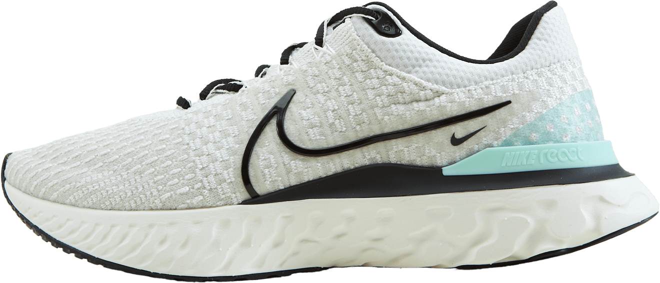 Nike React Infinity Run Flykni Phantom/black-light Bone-sail, Male, Buty, Buty do biegania, Bieganie, EU 42,5