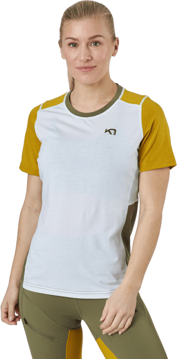 Sanne Hiking Tee Bwhite, Female, Kleding, T-shirt, Wit, L