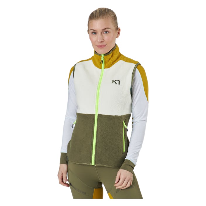 Ane Midlayer Vest Nwhite, Female, Apparels, jackets, Multi color, M