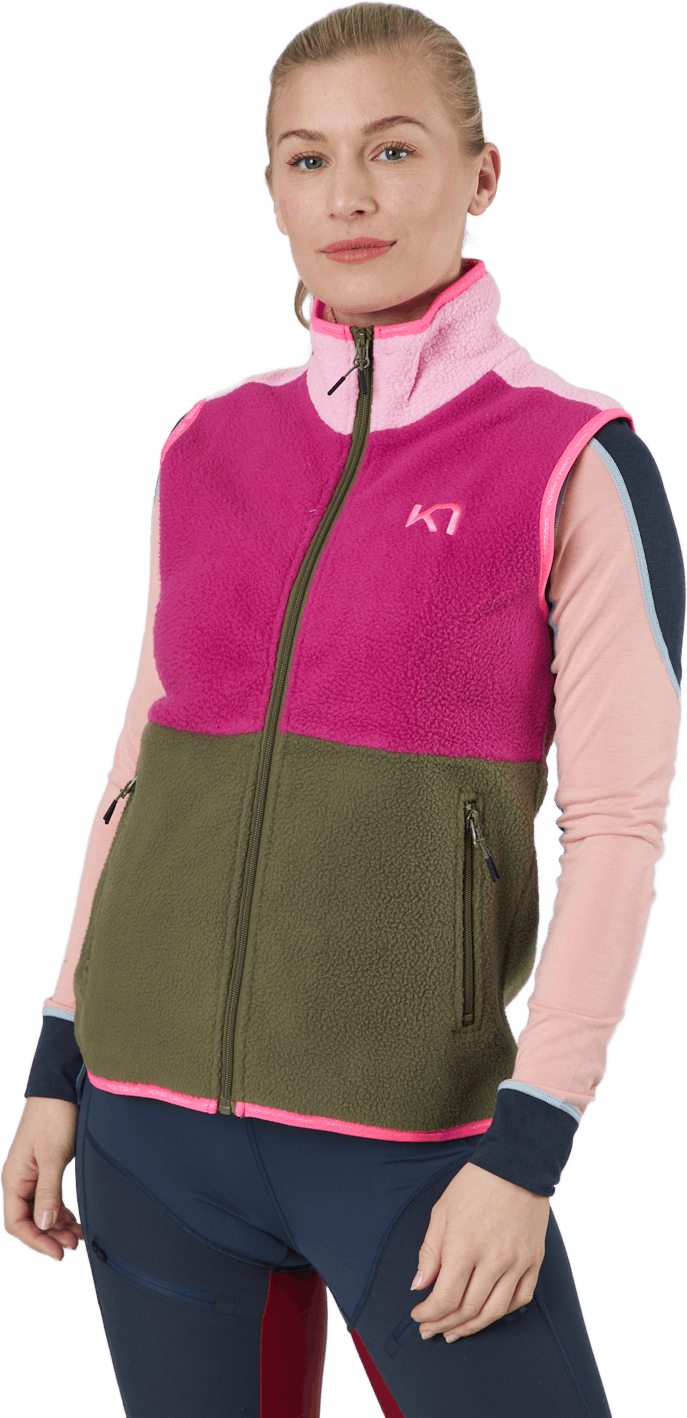 Ane Midlayer Vest Fucha, Female, Apparels, jackets, Multi color, XS