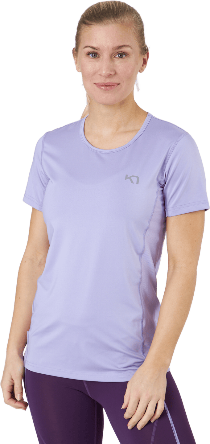 Nora Tee Fiol, Female, Apparels, T-shirt, Workout, Purple, XS