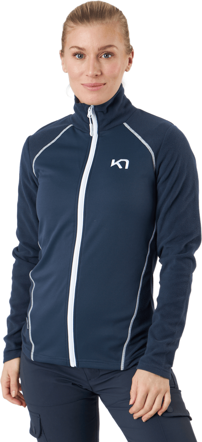 Kari Full-zip Fleece Mar, Female, Vaatteet, takit, Sininen, S