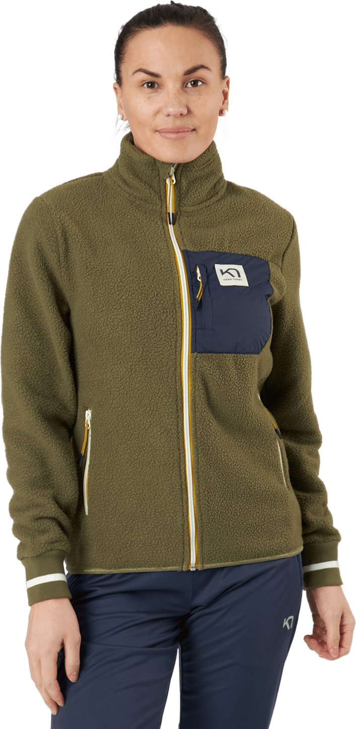 Röthe Midlayer Tweed, Female, Kläder, Skjortor, Grön, XS