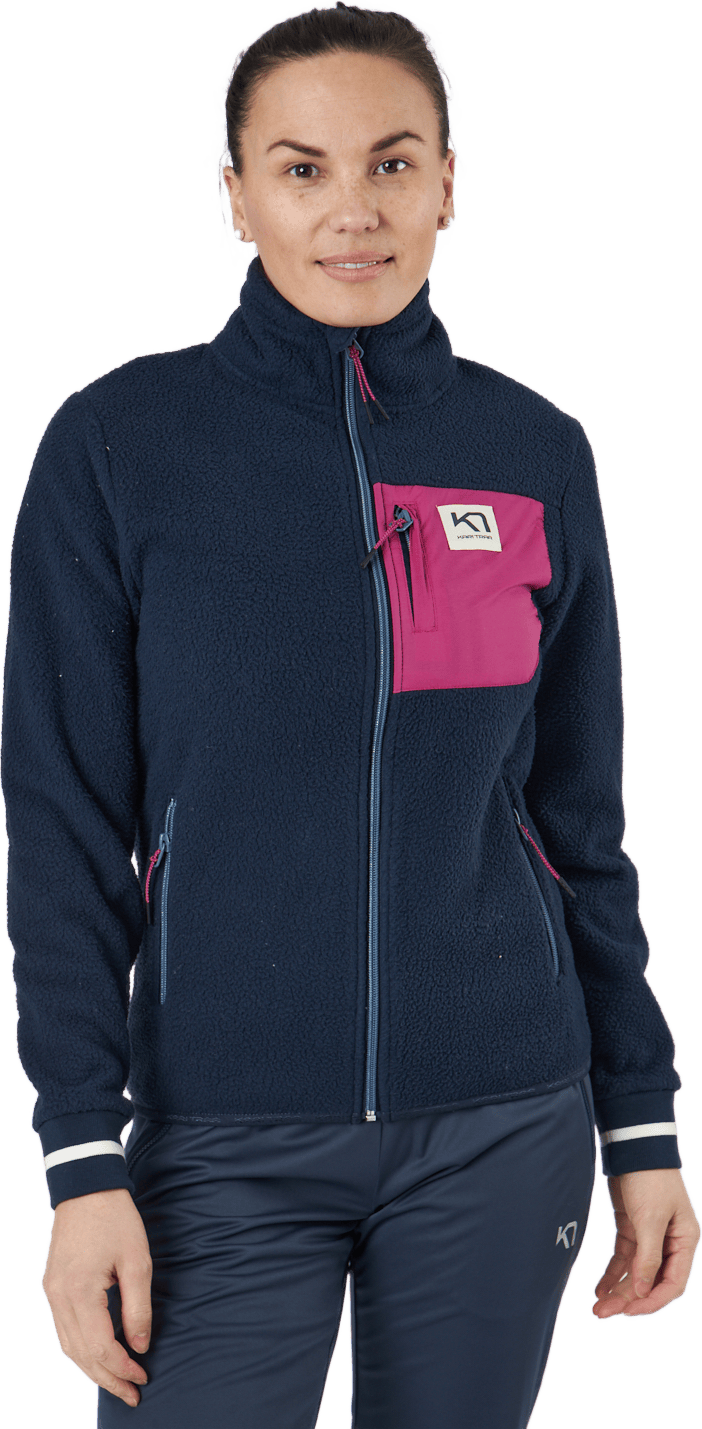 Röthe Midlayer Royal, Female, Apparels, Shirts, Blue, M