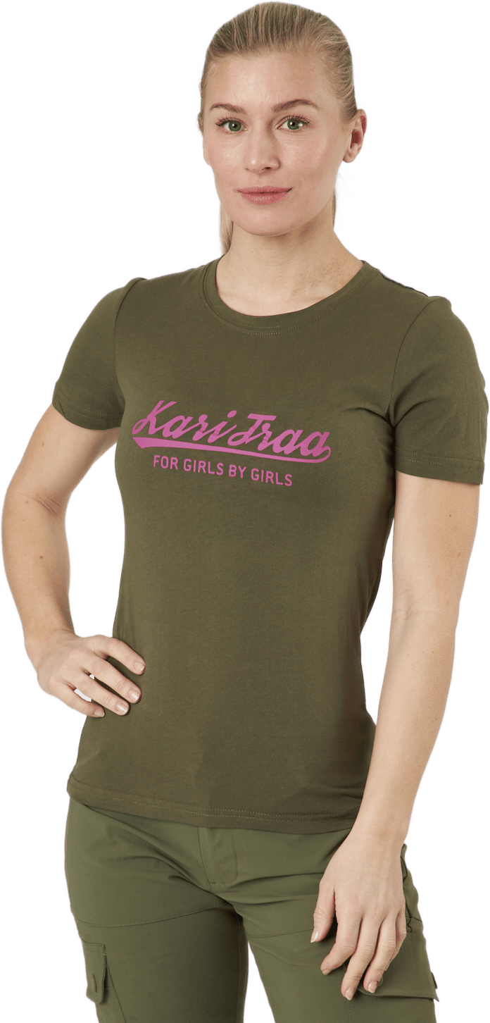 Mölster Tee Tweed, Female, Kleding, T-shirt, Groen, XS