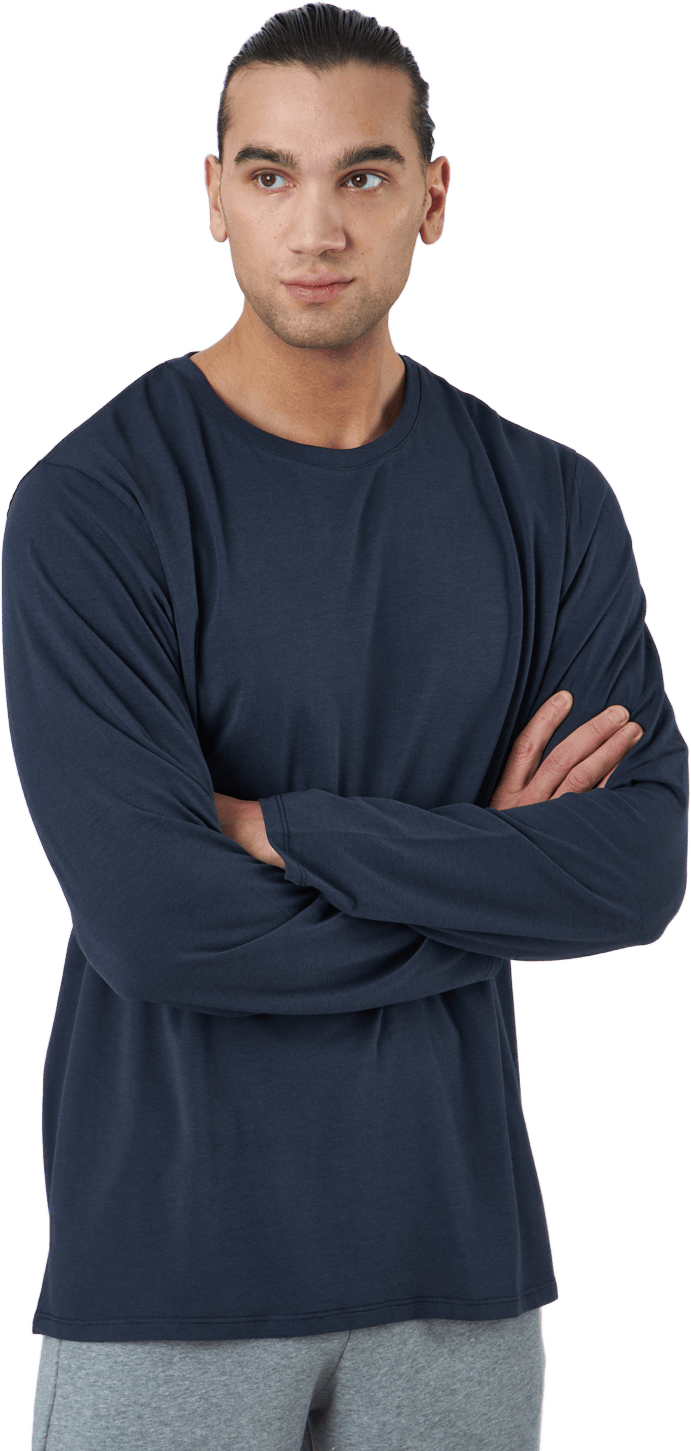 Long Sleeve Tee Bamboo Navy - Bild 2