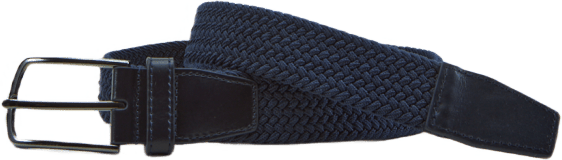 Woven Golf Belt Z05 Navy, Male, Equipment, Training equipment, Golf, Blue, ONESIZE