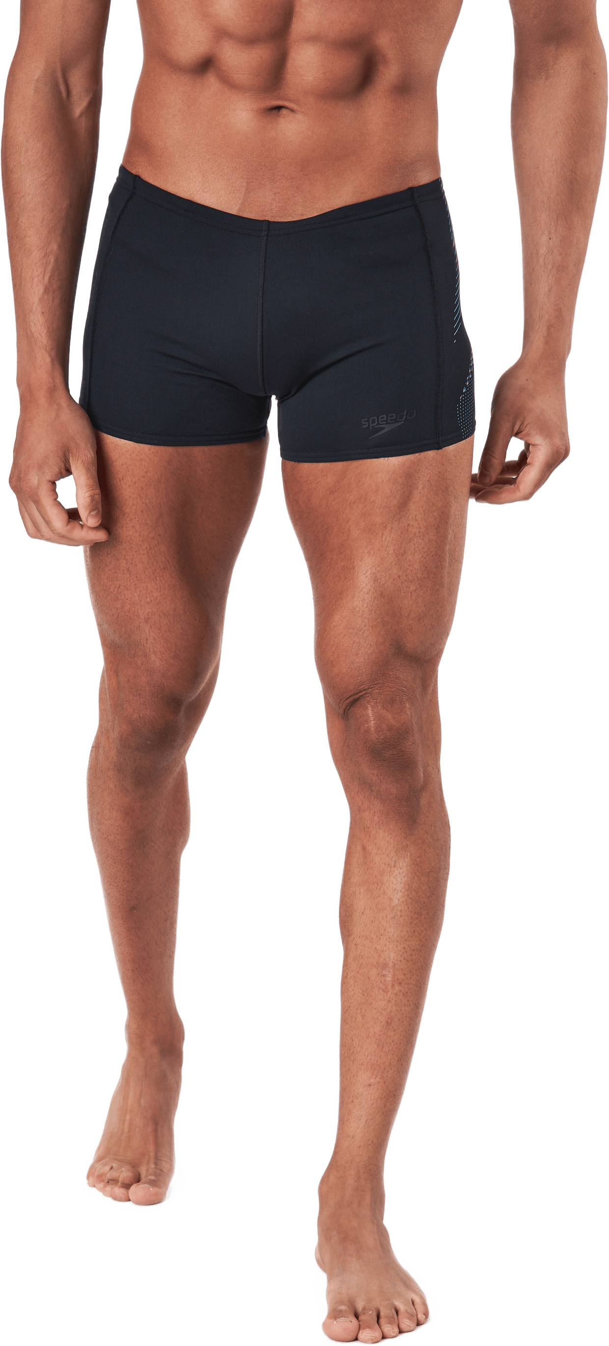 Tech Panel Aquashort Black/pool, Male, Apparels, Swimwear, Swimming, Black, 7