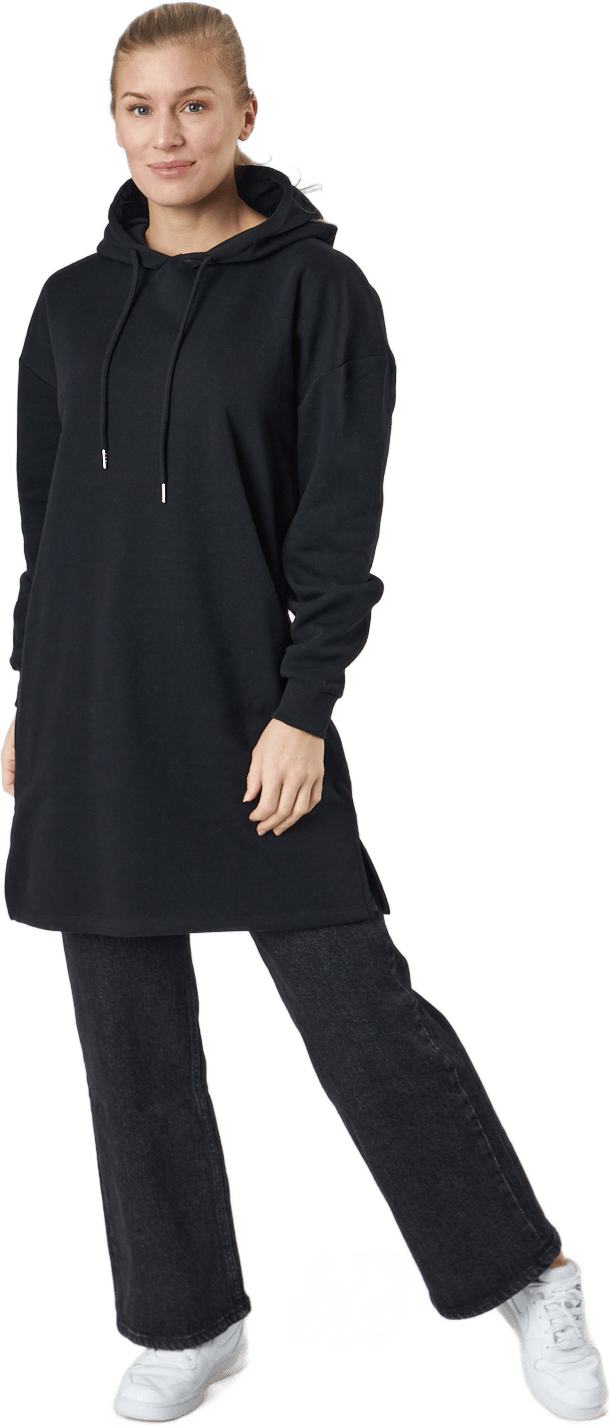 Pcchilli Ls Sweat Dress Bc Black