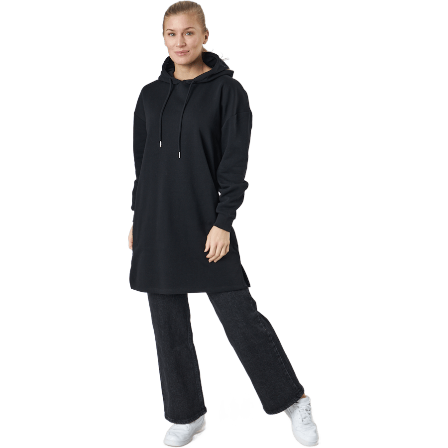 Pcchilli Ls Sweat Dress Bc Black