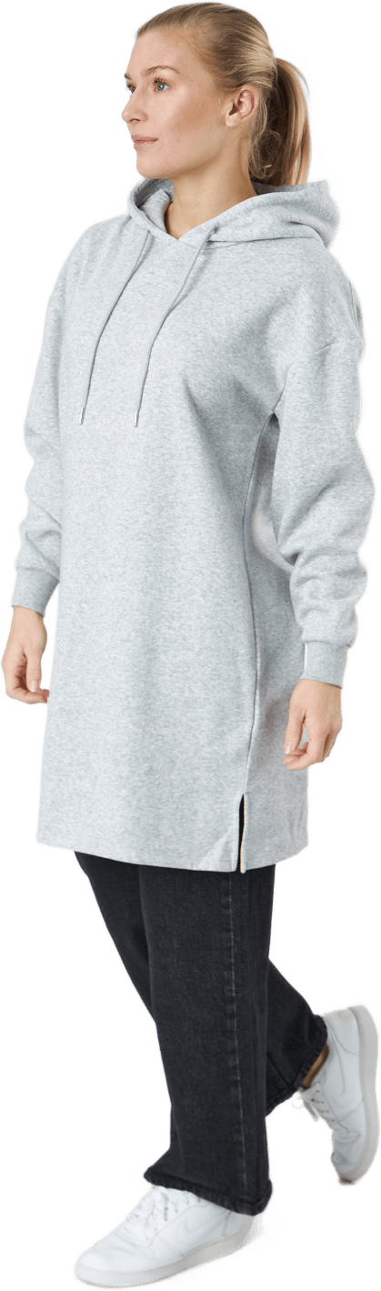 Pcchilli Ls Sweat Dress Bc Light Grey Melange - Bild 2