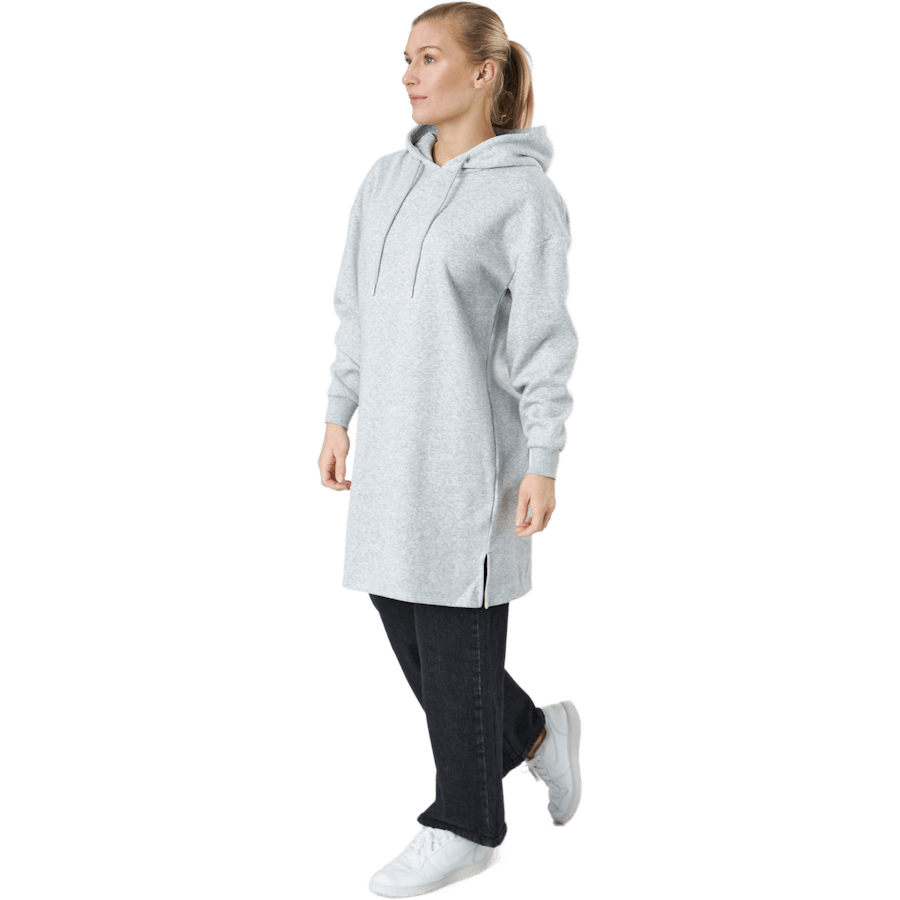 Pcchilli Ls Sweat Dress Bc Light Grey Melange - Bild 2