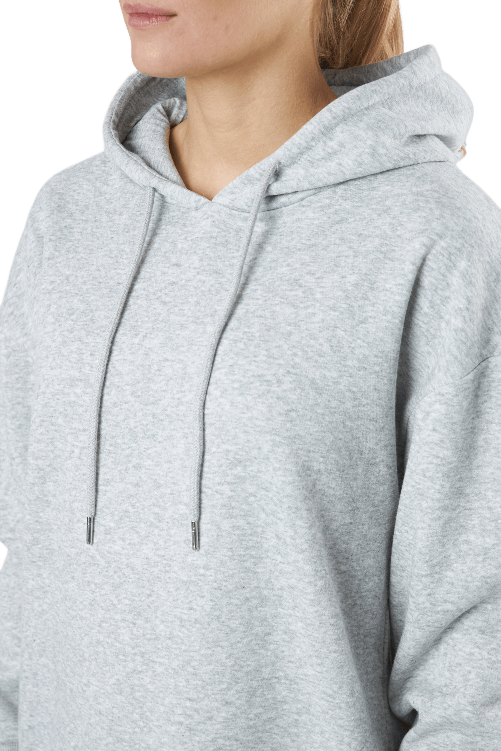 Pcchilli Ls Sweat Dress Bc Light Grey Melange - Bild 4