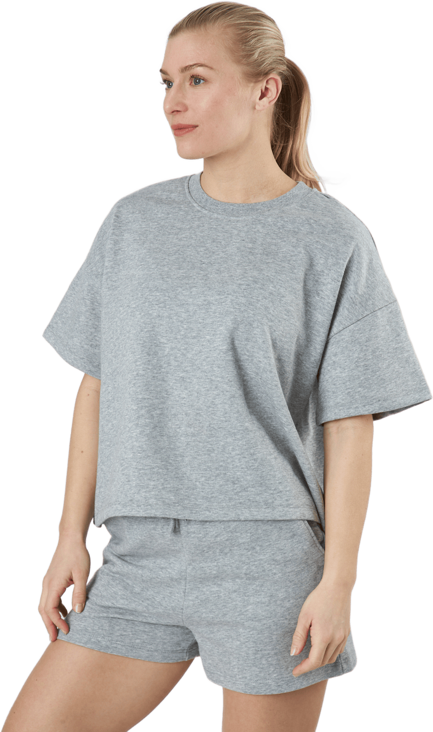 Pcchilli Summer 2/4 Loose Swea Light Grey Melange - Bild 2
