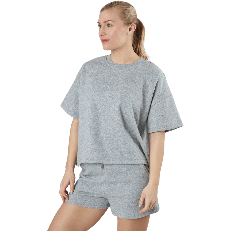 Pcchilli Summer 2/4 Loose Swea Light Grey Melange - Bild 2