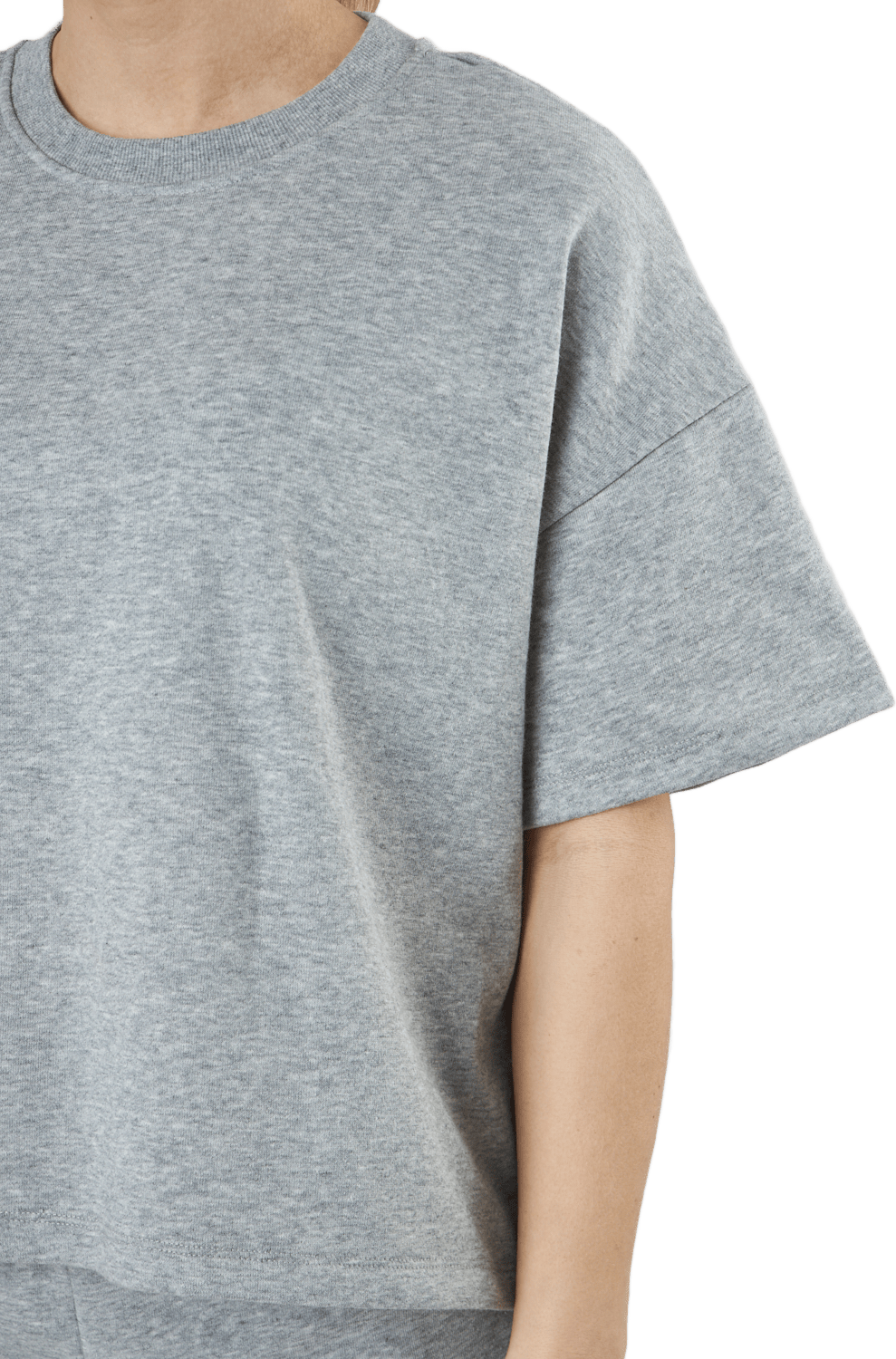 Pcchilli Summer 2/4 Loose Swea Light Grey Melange - Bild 4