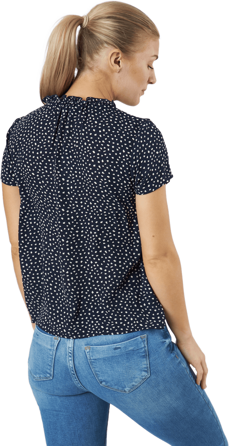 Onlsonja Life S/s V-neck Top P Night Sky - Bild 3