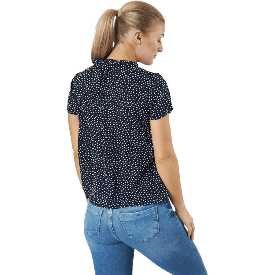 Onlsonja Life S/s V-neck Top P Night Sky - Bild 3