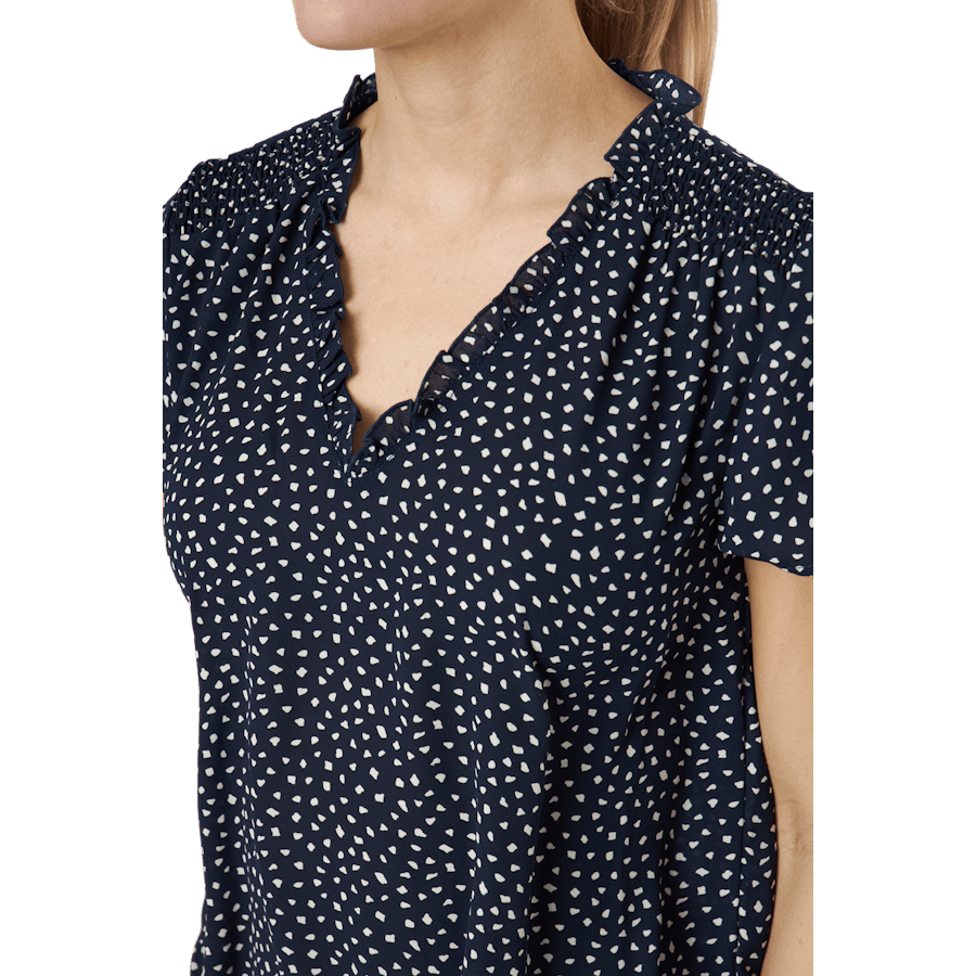 Onlsonja Life S/s V-neck Top P Night Sky - Bild 4