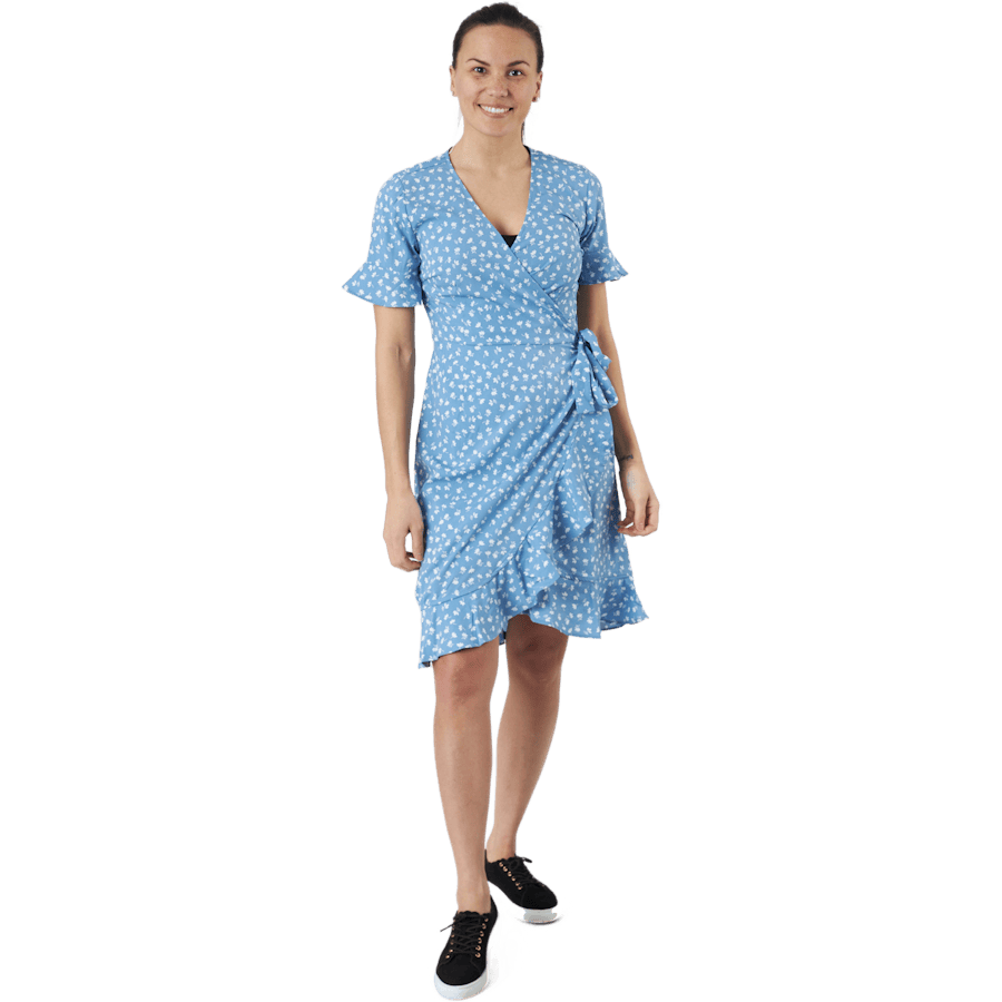 Onlolivia S/s Wrap Dress Wvn Allure