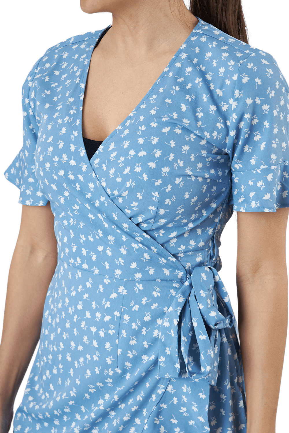 Onlolivia S/s Wrap Dress Wvn Allure - Bild 4