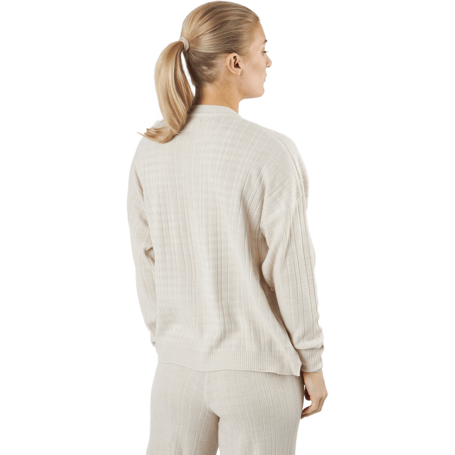 Onlshelly L/s Pullover Knt Moonbeam - Bild 3