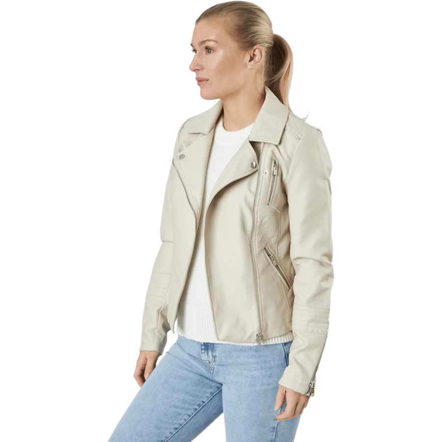Onlgemma Faux Leather Biker Ot Silver Lining - Bild 2