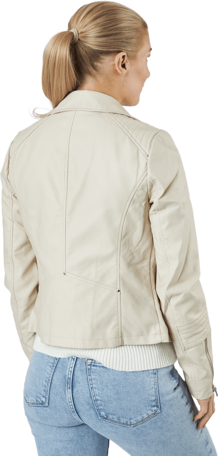 Onlgemma Faux Leather Biker Ot Silver Lining - Bild 3