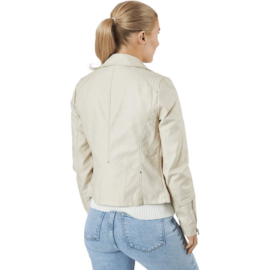 Onlgemma Faux Leather Biker Ot Silver Lining - Bild 3