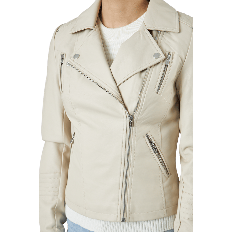 Onlgemma Faux Leather Biker Ot Silver Lining - Bild 4