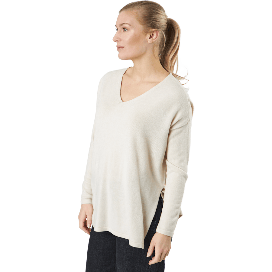 Onlamalia L/s V-neck Pullover Pumice Stone