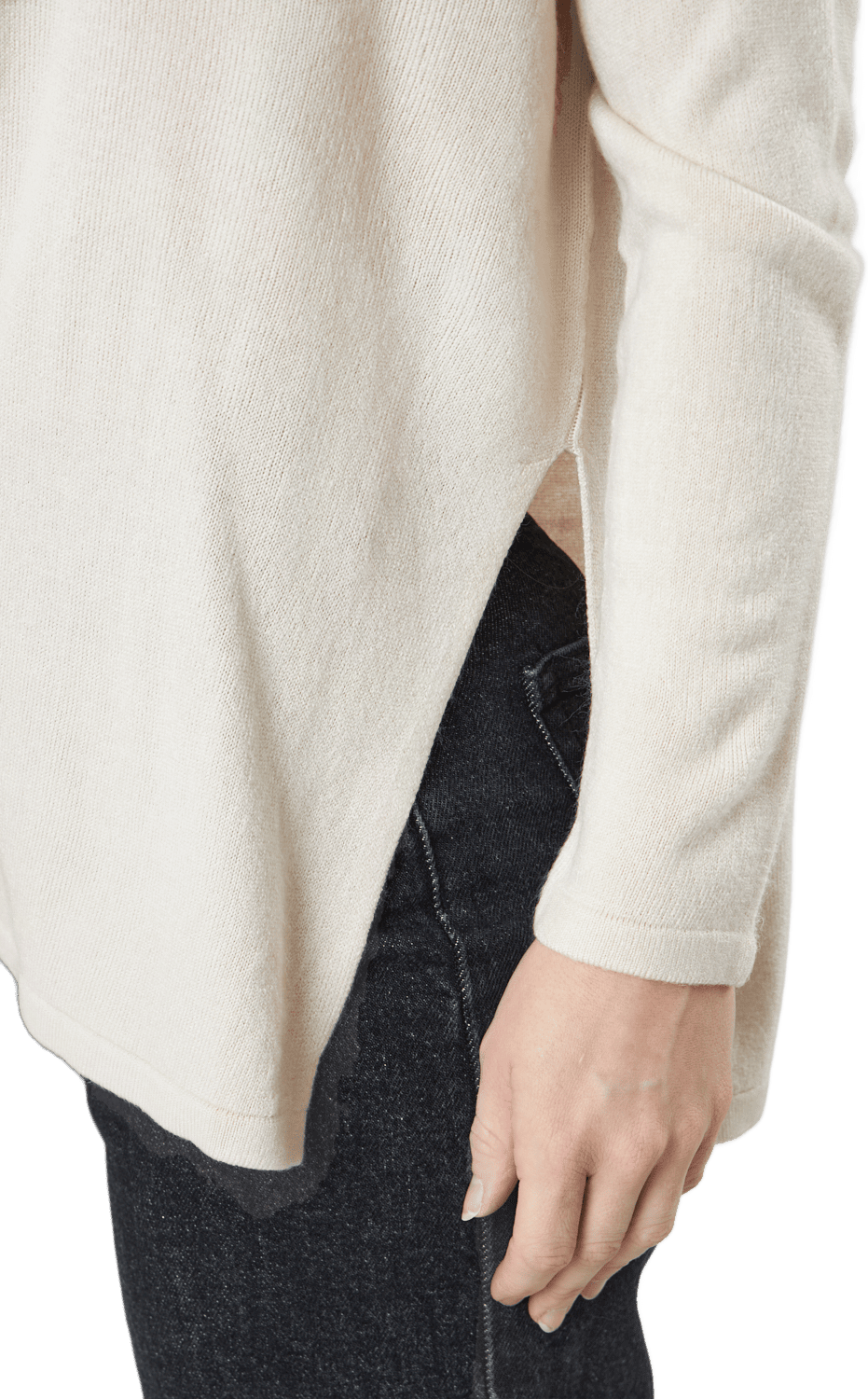 Onlamalia L/s V-neck Pullover  Pumice Stone - Bild 5