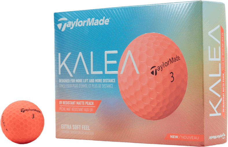 Tm22 Kalea Peach Glb Dz Peach, Unisex, Apparatuur, Ballen, Golf, ONESIZE