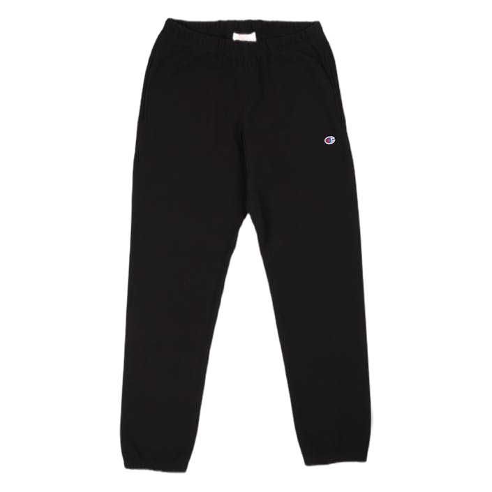 Elastic Cuff Pants Black Beauty, Male, Apparels, Pants, Black, XL