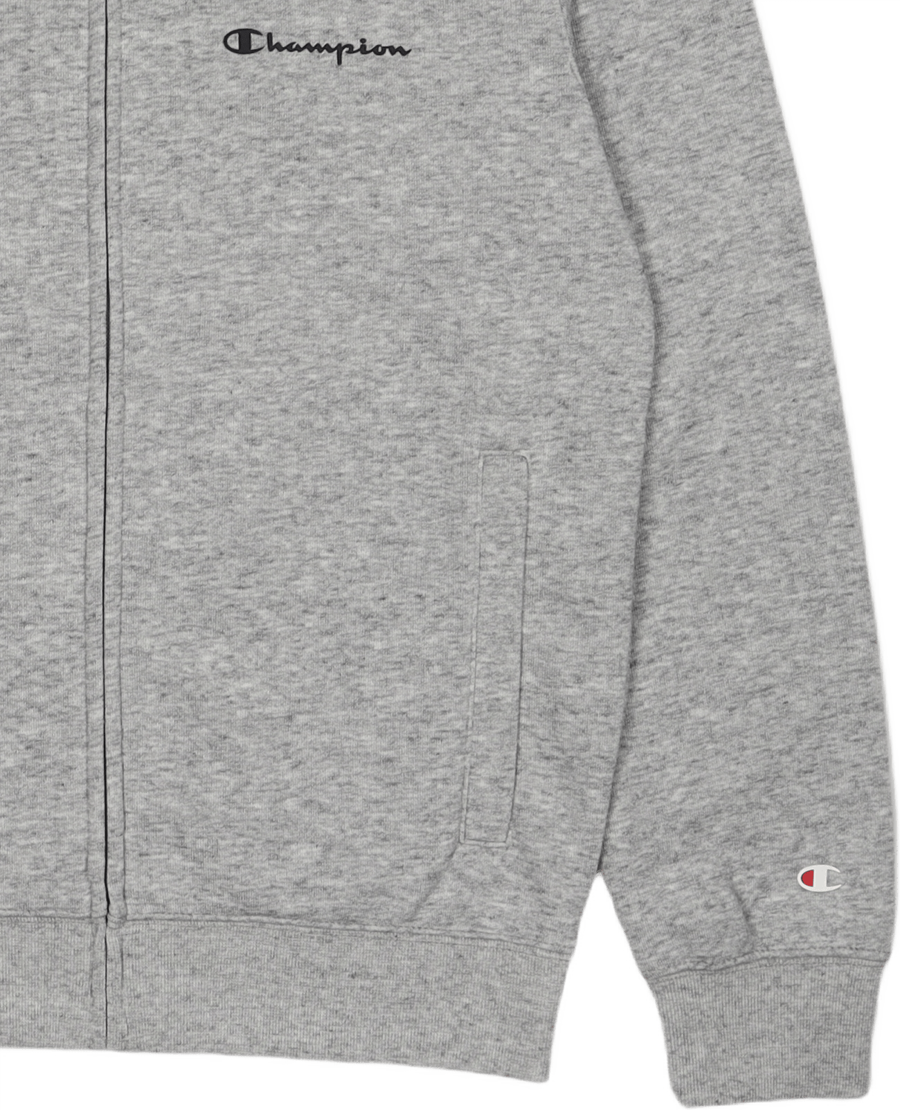 Full Zip Sweatshirt New Oxford Grey Melange - Bild 3