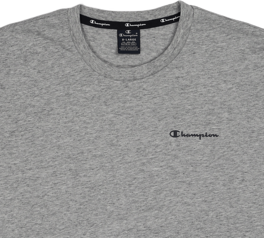 Crewneck T-shirt New Oxford Grey Melange - Bild 2