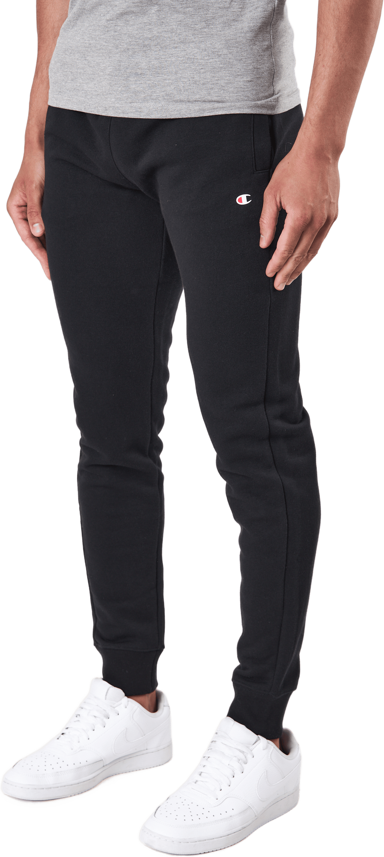 Rib Cuff Pants Black Beauty