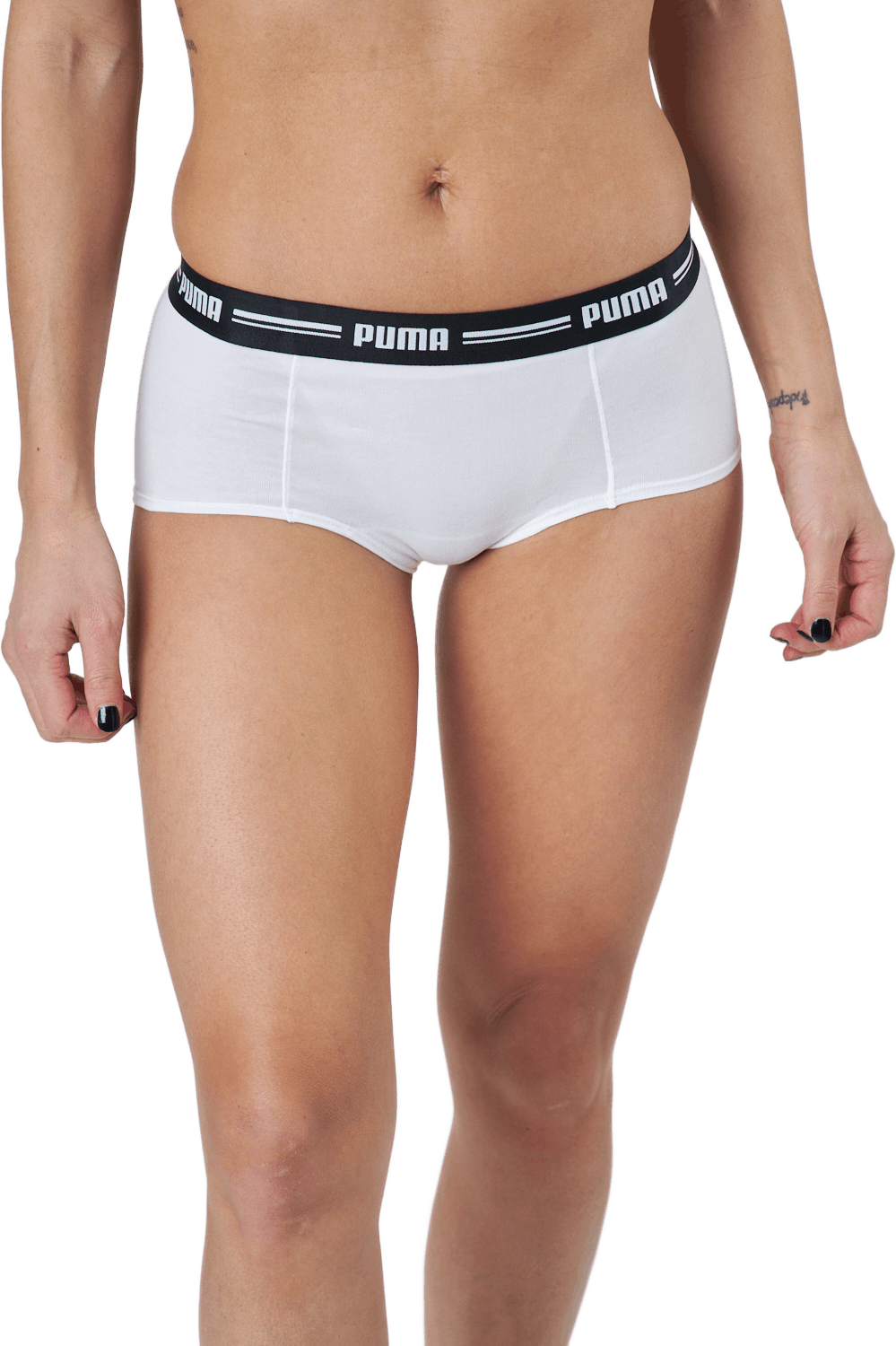 Puma Women Mini Short 2p Pack White / White, Female, Kläder, Underkläder, Vit, L