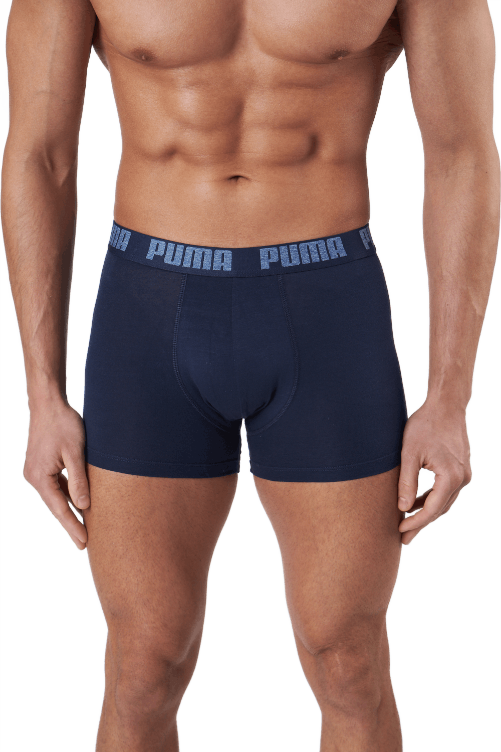 Puma Basic Boxer 2p Navy, Male, Apparels, Underwear, Blue, L