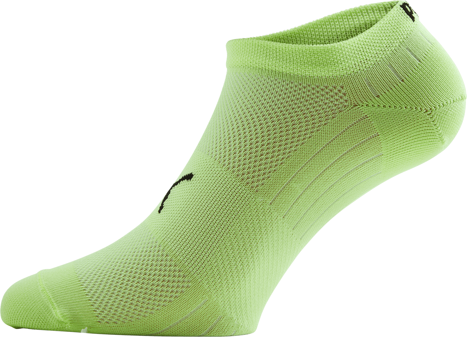 Puma Sport Light Sneaker 2p Yellow, Unisex, Apparels, Socks, Running, Green, 35-38