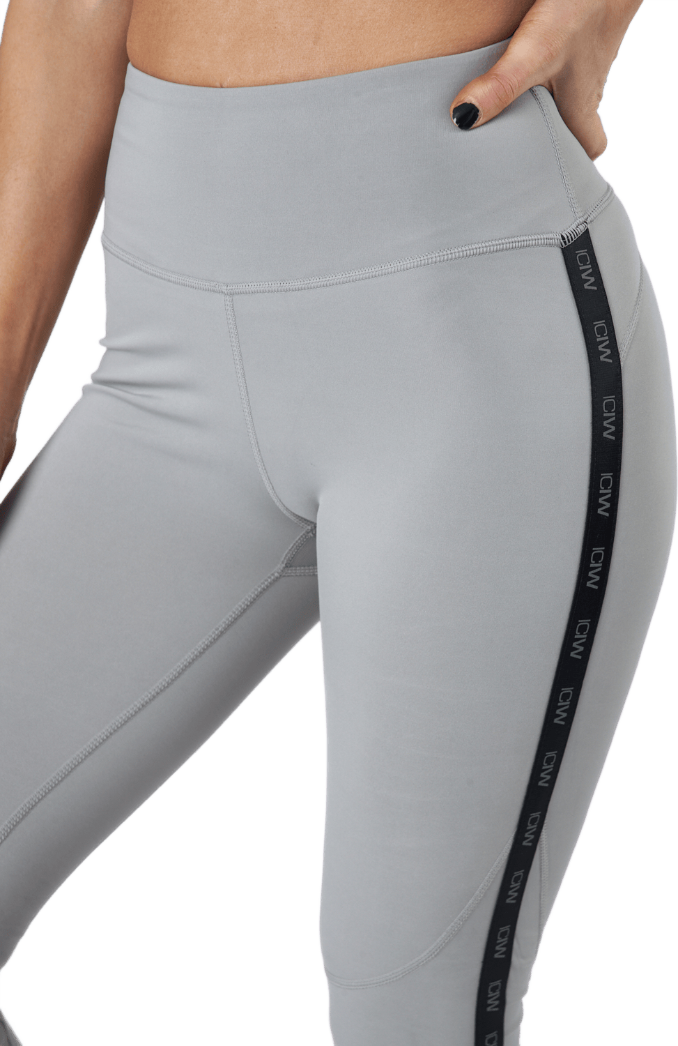 Ultimate Training Logo Tights  Grey - Bild 4