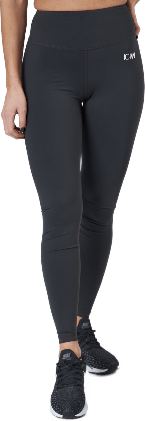 Scrunch Tights Anthracite, Female, Kleding, Leggings, Rennen, Zwart, XS