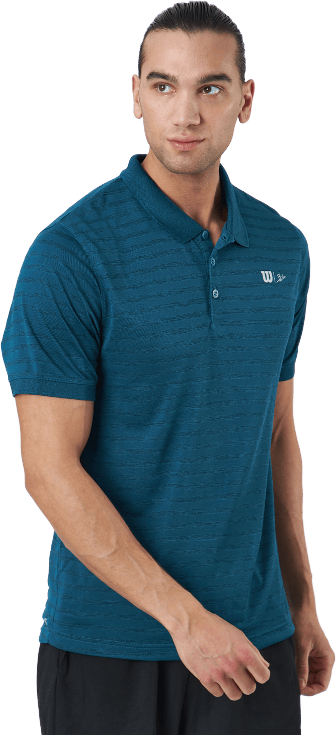 Bela Stripe Polo Ii Blue Coral - Bild 2