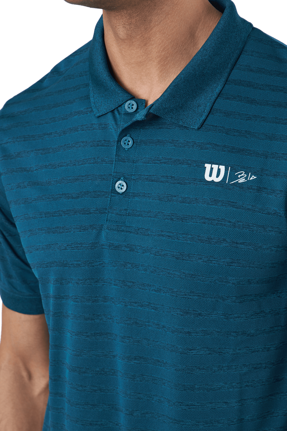 Bela Stripe Polo Ii Blue Coral - Bild 4