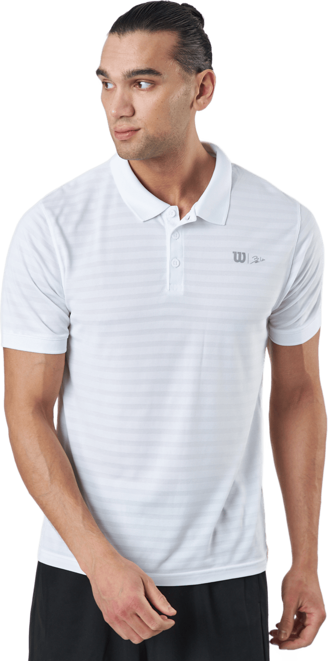 Bela Stripe Polo Ii White